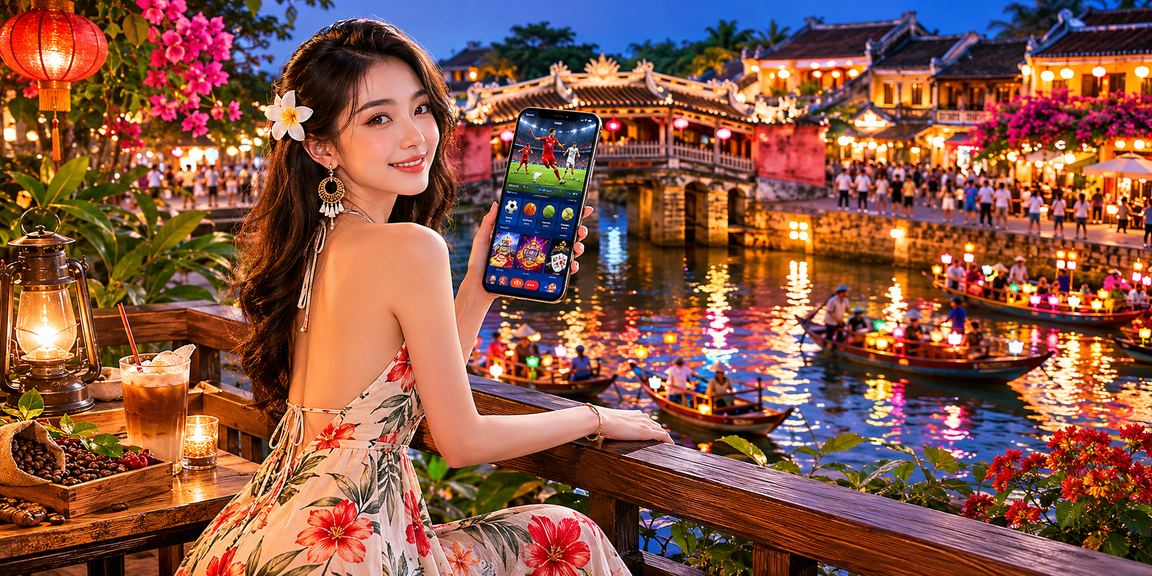 Người chơi thưởng thức cá cược thể thao tại Hội An
